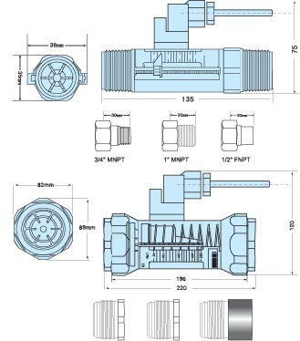 Z-6501、Z-6502、Z-6503、Z-6504水平流量計(jì)