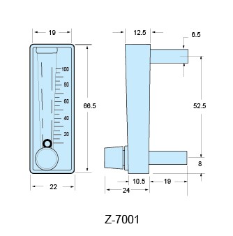 Z-7001、Z-7002、Z-7003面板式流量計(jì)